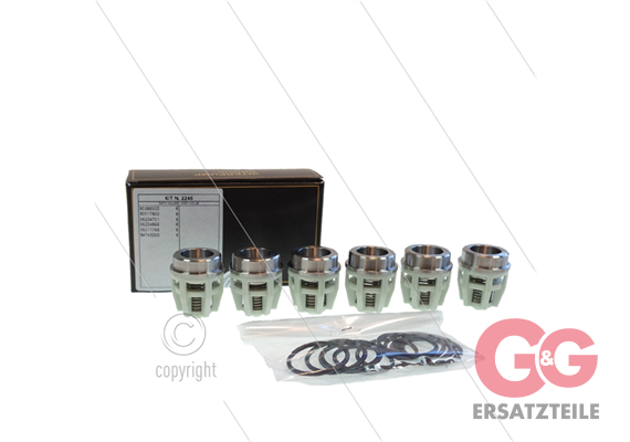 Kit 2246 - Ventilsatz (6x) - Serie 70 W-WK und Pratissoli KT-KTB