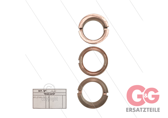Kit 42 - Satz Messing Zwischenringe Ø36mm (3x) - Serie 69 + 75