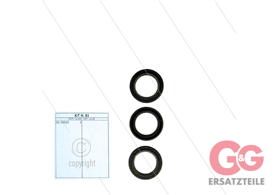 Kit 83 - Satz Öldichtungen Ø15mm (3x) - Serie 51 Misting + 60 Misting + 60 HT