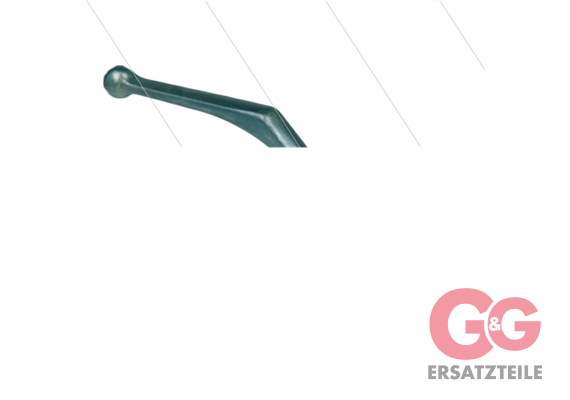 Kugelhahn 1/4" - Stahl verzinkt - 500 Bar - 2 x 1/4" IG