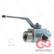 Kugelhahn 3/8" - 3-Wege - Stahl - L-Bohrung - 400 Bar - 3 x 3/8" IG | Bild 2