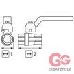 Kugelhahn ST-3105 1/4"IG 500 Bar Stahl verzinkt BKH-DN06-G1/4-112A Zn | Bild 2