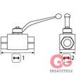 Kugelhahn ST-3105 3/8"IG 500 Bar / 100°C Edelstahl BKH-DN10-G3/8-442A | Bild 2