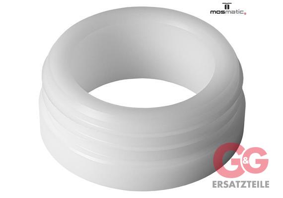 Kunststoff-Stopfen f.Luftsystem-Kreisel - LU-2"Z ø50x20 iø34 POM weiss