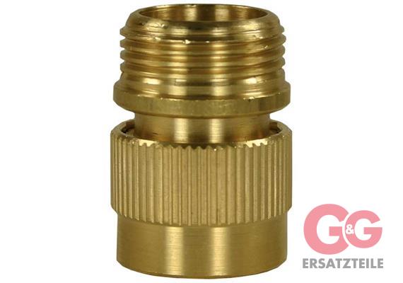 Kupplung 3/4"AG Messing Premium