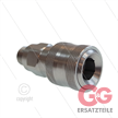 Kupplung 3/8" AG - passend für KEW - komplett VA - entkuppelt nach vorne | Bild 2