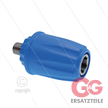 Kupplung - ARS25P - 1/4" AG - Edelstahl - blau - passend zu KEW - entkuppelt nach hinten | Bild 3
