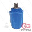 Kupplung - ARS25P - 1/4" AG - Edelstahl - blau - passend zu KEW - entkuppelt nach hinten | Bild 4