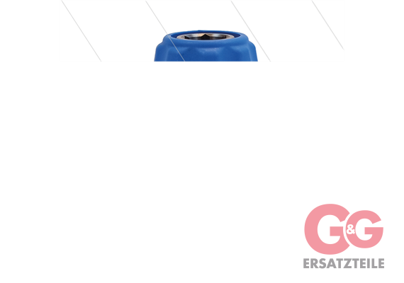 Kupplung - ARS25P - 1/4" AG - Edelstahl - blau - passend zu