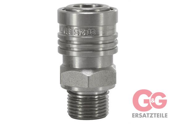 Kupplung ST-245 3/8"AG Edelstahl