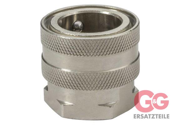 Kupplung ST-45-25 bar 3/4"IG Messing vernickelt