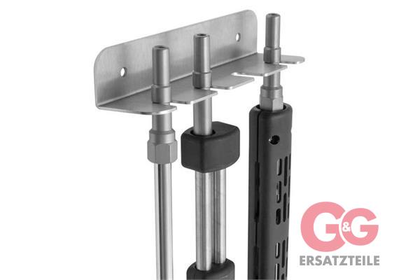 Lanzenhalter Edelstahl 4-Fach für KW-Stecknippel