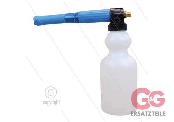 LS10 Schaumlanze - blau mit Flasche 2 Ltr - Düse 1,5mm - 3/8