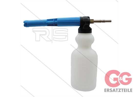 LS10 - Schaumlanze - blau - mit Flasche 2 Ltr - Düse 1,5mm - 60 bis 200 Bar - 9 bis 15 l/m