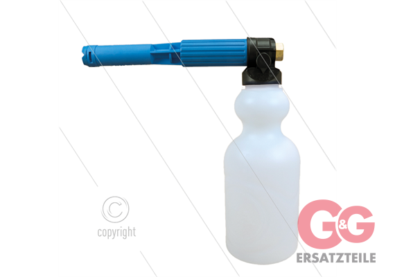 LS10 - Schaumlanze - blau - mit Flasche 2 Ltr - Düse 1,8mm - 50 bis 200 Bar - 15 bis 21 l/