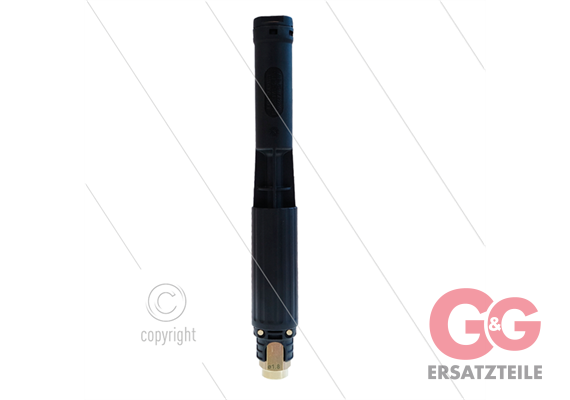 LS12 - Schaumlanze - schwarz ohne injektor - Düse 1,8mm - 60 bis 200 Bar - 5 bis 10 l/min