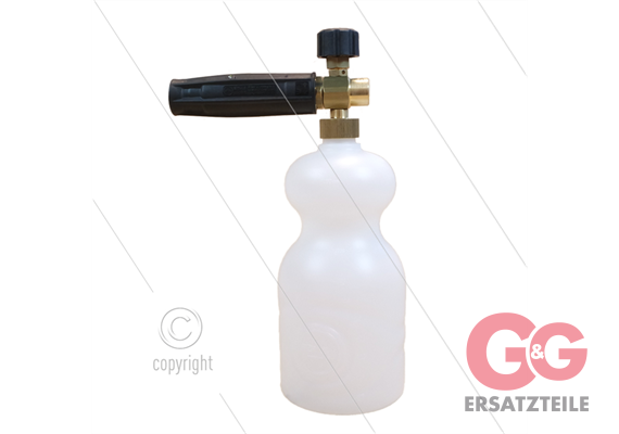 LS3-1 - Schaumlanze mit Flasche 1Ltr - Düse 1,40mm - 60 bis 160 Bar - 6,5 bis 10 l/min - 1