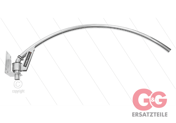 Luftsystemkreisel LU-WB - 1750 mm gebogen - Anschluss 50 mm