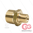 M21x1,5 - Gegennippel - Messing - 250 Bar - Ø14mm - 1/4" AG | Bild 2