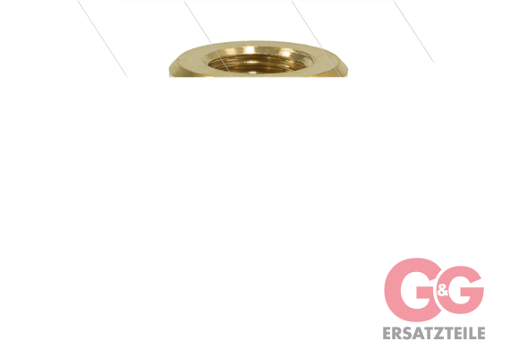 M21x1,5 - Gegennippel - Messing - 250 Bar - Ø14mm - 1/4" IG