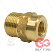 M21x1,5 - Gegennippel - Messing - 250 Bar - Ø14mm - max 160°C - 1/4" IG | Bild 2