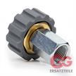 M21x1,5 IG : 1/4"IG Handverschraubung Messing Länge: 41 mm | Bild 2