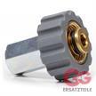 M21x1,5 IG : 1/4"IG Handverschraubung Messing Länge: 41 mm | Bild 3