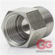 M22x1,5 AG : 1/2"IG Gegennippel Edelstahl  Länge: 29 mm | Bild 2