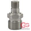 M22x1,5 AG : 1/4"AG Gegennippel Edelstahl lang Länge: 42 mm | Bild 2