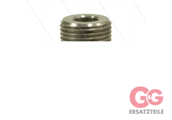 M22x1,5 - Gegennippel - Edelstahl - 500 Bar - 3/8" AG