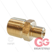 M22x1,5 - Gegennippel - Lang - Messing - 250 Bar - Ø14mm - max 150°C - Länge=40mm- 1/4" AG | Bild 2