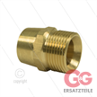 M22x1,5 - Gegennippel - Messing - 250 Bar - 1/8" IG | Bild 2