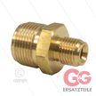 M22x1.5 - Gegennippel - Messing - 250 Bar - Ø14mm - max 150°C - 1/4" AG | Bild 2
