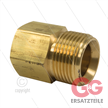 M22x1,5 - Gegennippel - Messing - 250 Bar - Ø14mm - max 150°C - 3/8" IG | Bild 2