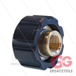 M22x1.5 - Handverschraubung - Messing - 250 Bar - Ø14mm - max 150°C - kurze Ausführung | Bild 3