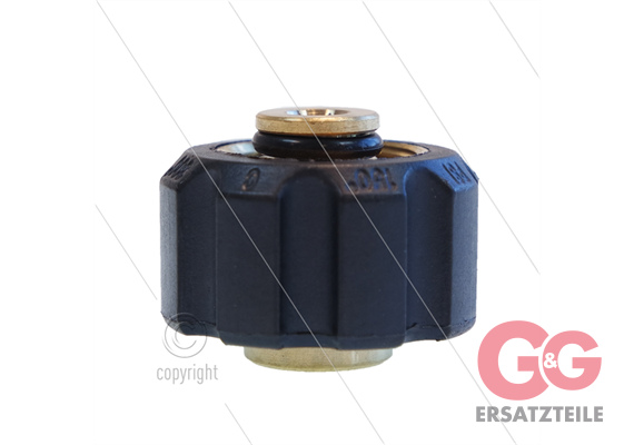 M22x1.5 - Handverschraubung - Messing - 250 Bar - Ø14mm - max 150°C - kurze Ausführung