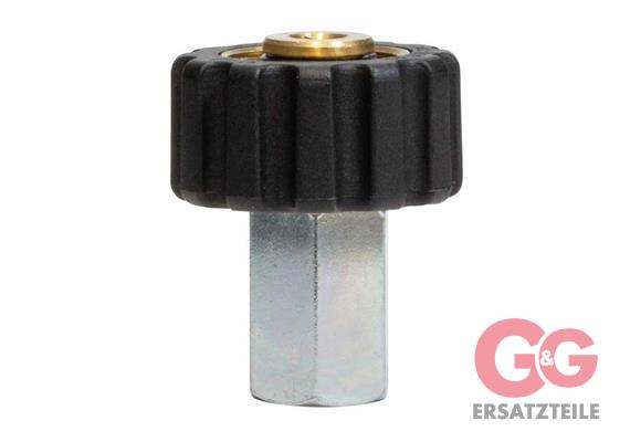 M22x1,5 IG : 1/4"IG Handverschraubung Messing