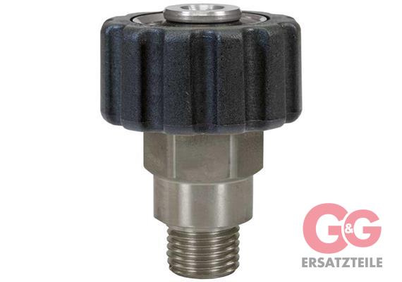 M22x1,5 IG : 3/8"AG Handverschraubung Edelstahl Länge: 45 mm