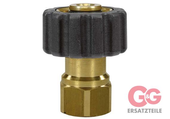 M22x1,5 IG : 3/8"IG Handverschraubung Messing