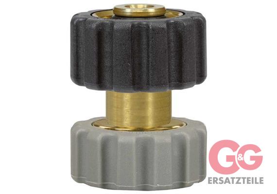 M22x1,5 IG : M21x1,5IG Handverschraubung Messing  Länge: 50 mm