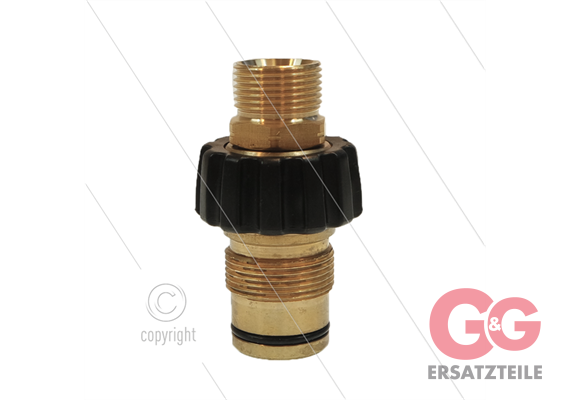 M27x1,5 verloopkoppeling - M21x1,5 bu - past op WAP