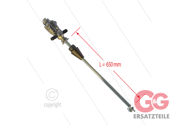 MI63 - wasserbetriebener Fassreiniger - Ø50mm - 140 Bar - 15 bis 21 l/min