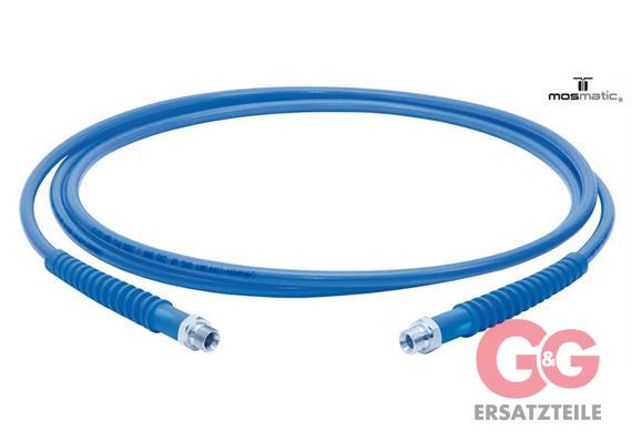 Mosmatic Comfort Schlauch blau NW6 2xG3/8"F 200bar 60°C L=4200