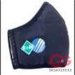 Mund-Nasen-Maske blau (Stoff) | Bild 2