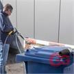 Neuheit Strahlgutltonne 80 Liter blau mit Ansaugung ohne Sandstrahler und Ansaugschlauch | Bild 5