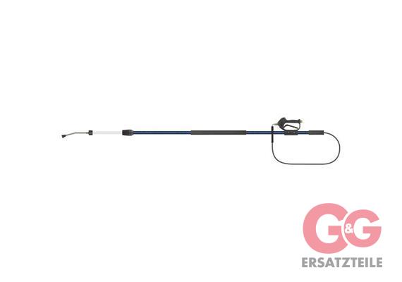 Neuheit Teleskoplanze blau 2,55-3,75 M. 3/8"IG : ST-10-1/4"IG. 15° abgewinkelt