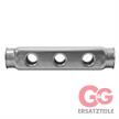 Neuheit Verteilerleiste 2xG 1" - 6xG 1/2", Edelstahl Outlets double-sided | Bild 2