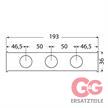 Neuheit Verteilerleiste 2xG 1" - 6xG 1/2", Edelstahl Outlets double-sided | Bild 3