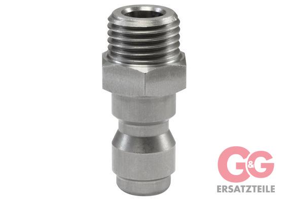 Nippel ST-245 1/4AG 33,5mm Edelstahl