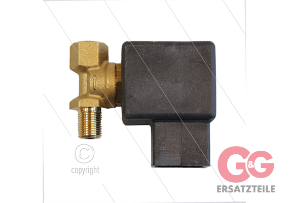 Ölmagnetventil - Delta - F84NC - 1/8" IG x 1/8" AG - 12V DC - 10W - 25 Bar